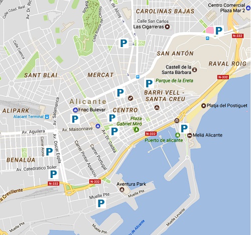 Parking Alicante - Cheap Car Parking Spots - Free Advice