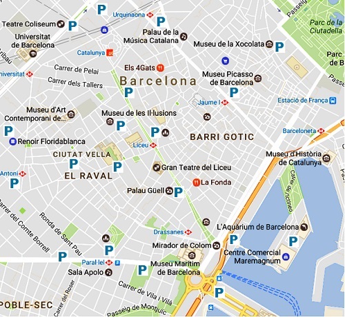 Parking Barcelona - Cheap Car Parking Spots - Free Advice