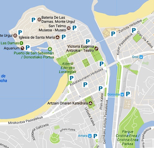 Parking San Sebastian - Cheap Car Parking Spots - Free Advice